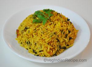 Methi Paneer Pulao Recipe